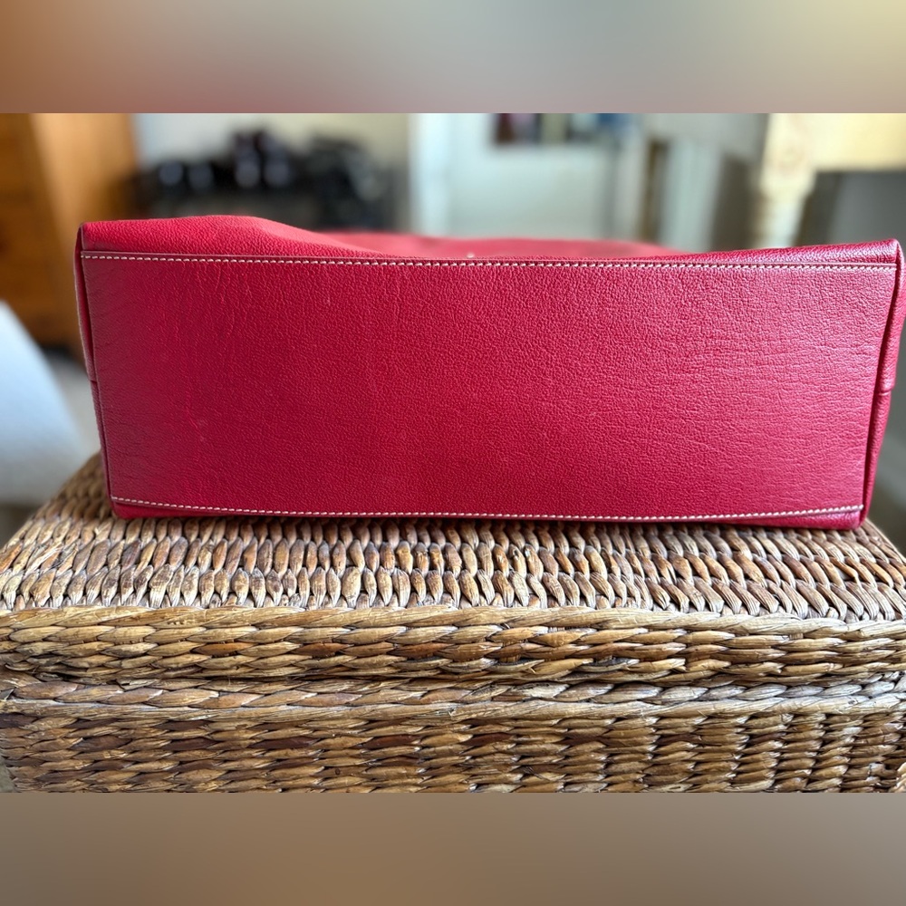 Dooney & Bourke Vibrant Red Hobo Bag - Picture 5 of 6